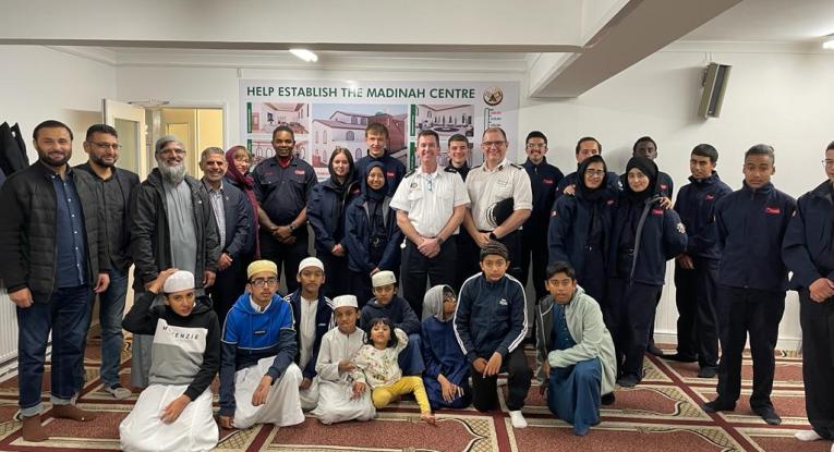 cadets visit mosque