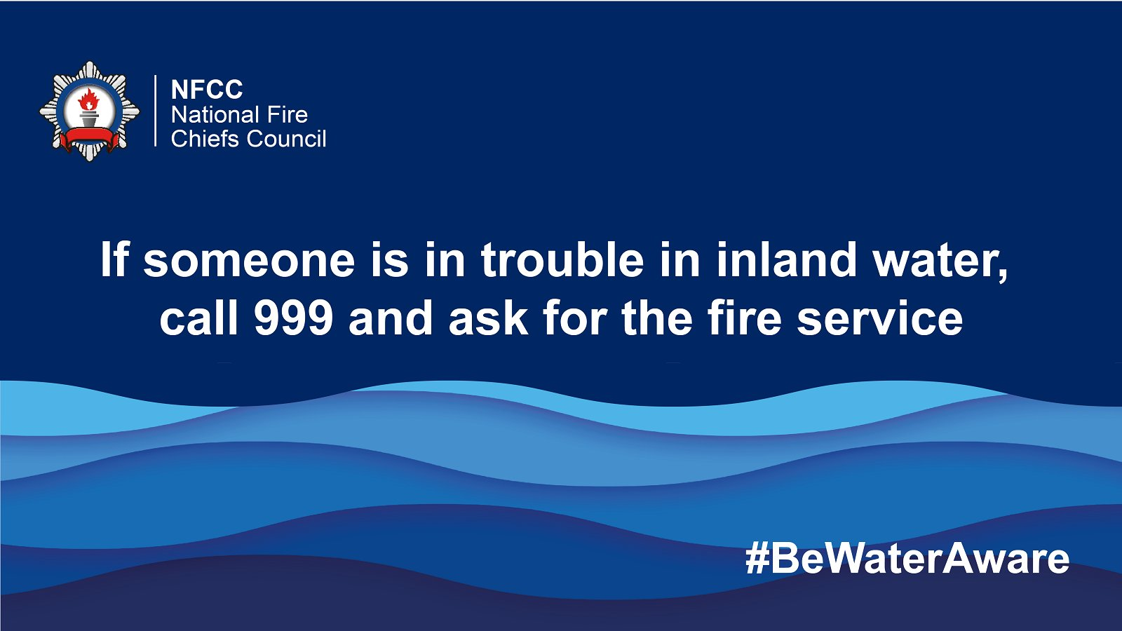 If someone is in trouble in water call fire service