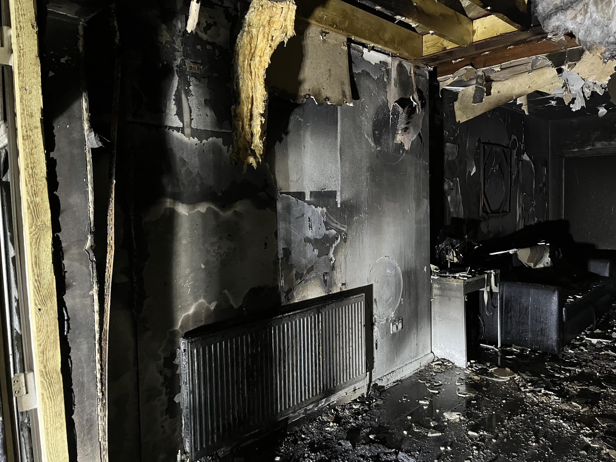 House after electric bike fire