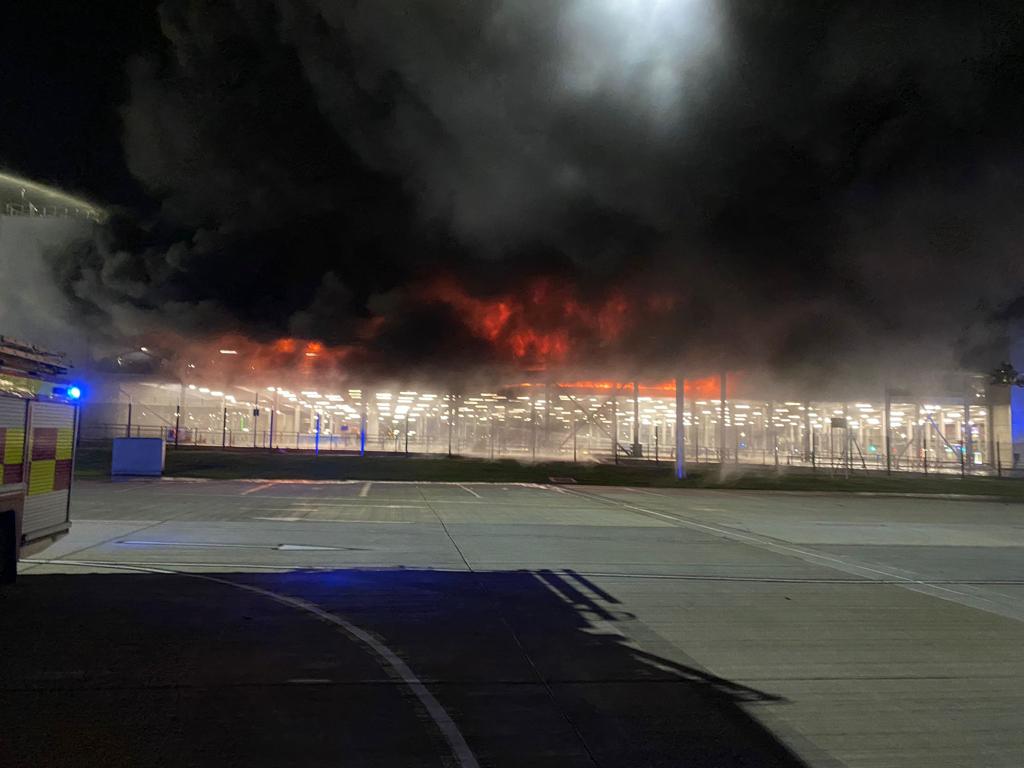 London Luton Airport Fire