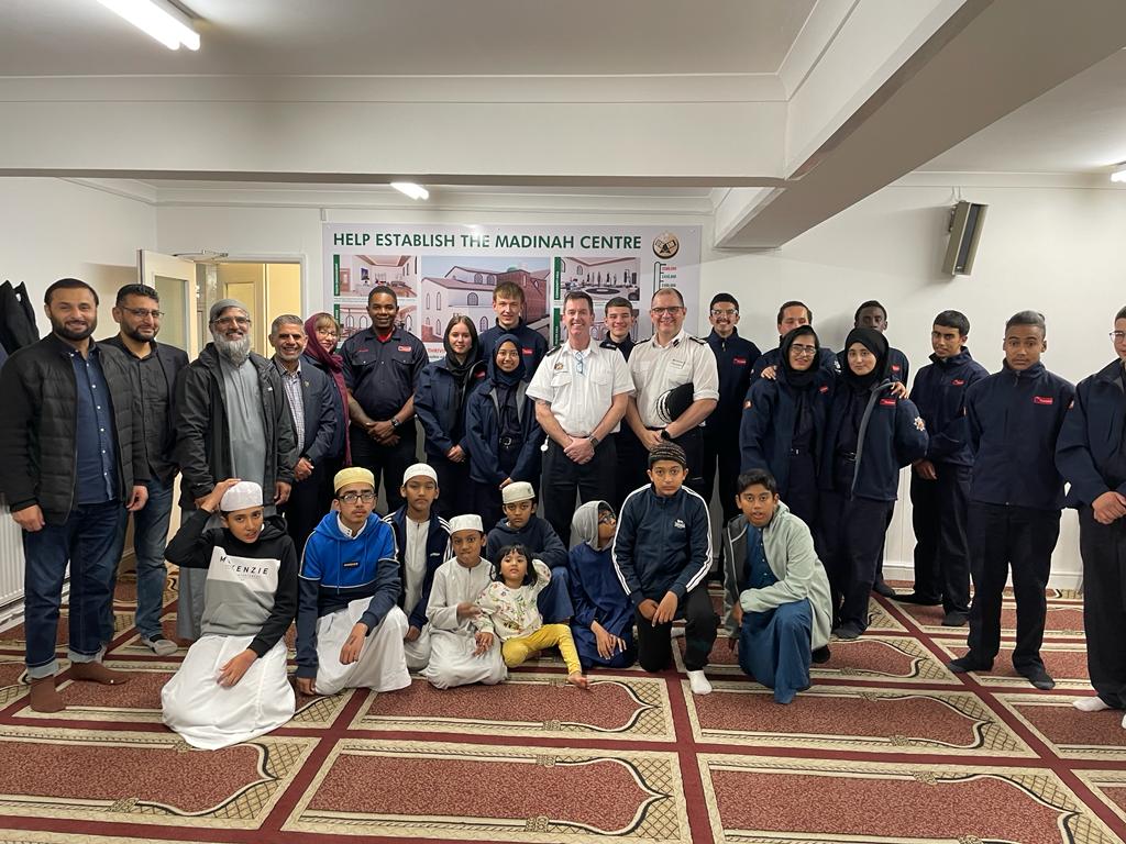 cadets visit mosque