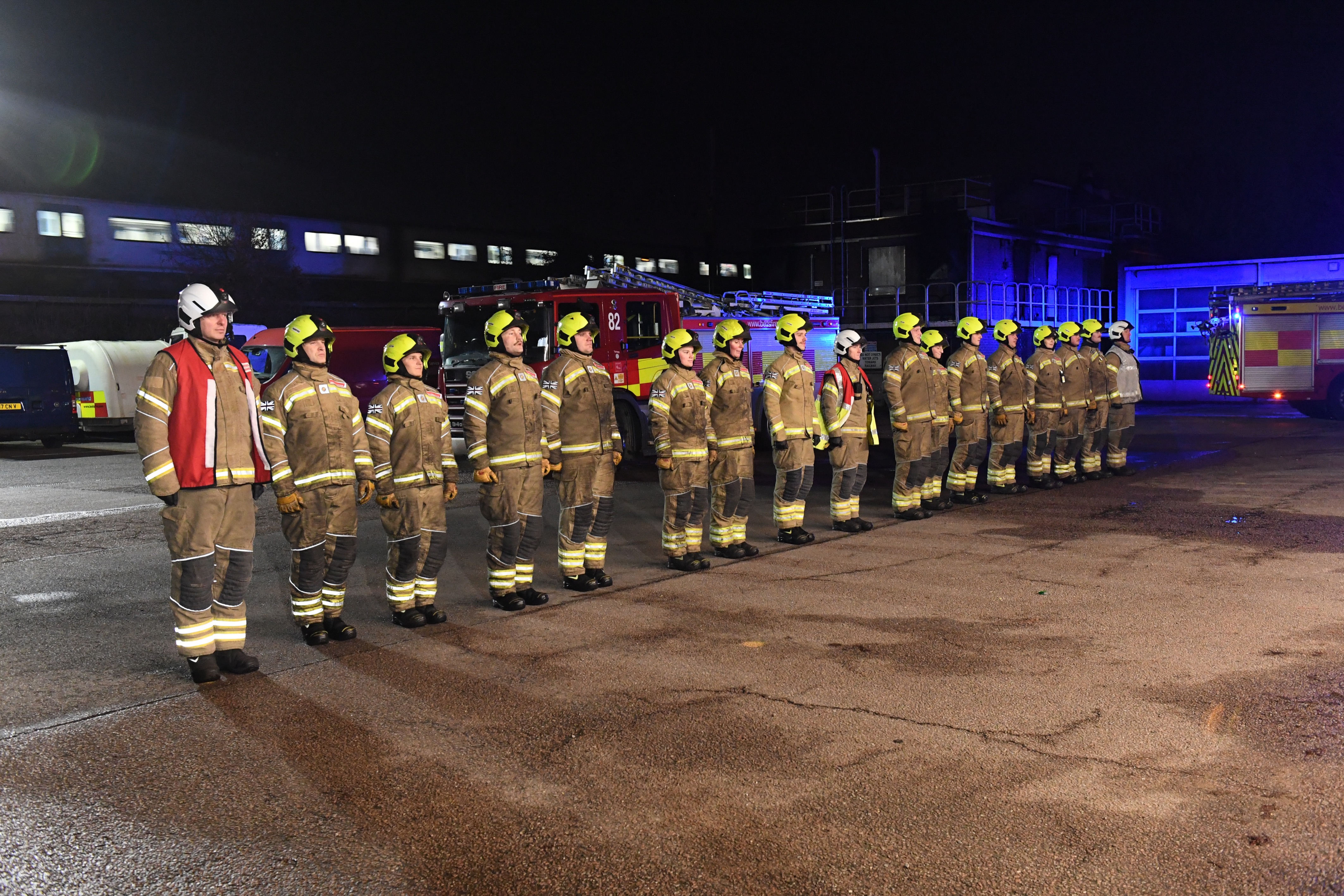 pass out on call firefighters