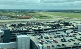 london luton airport fire