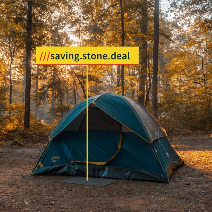 What3Words camping