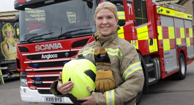 Female Firefighter